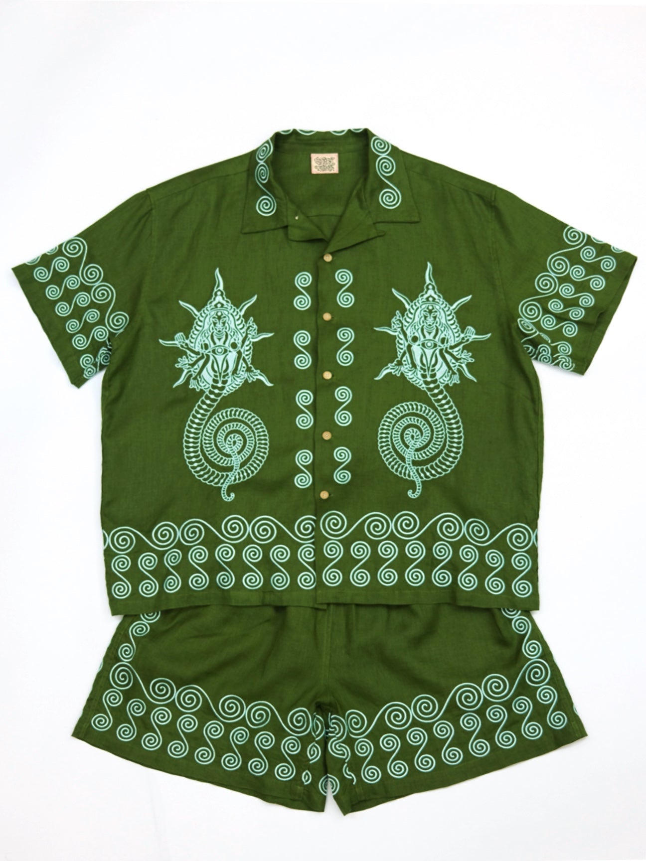 Naga Olive Lounge Set