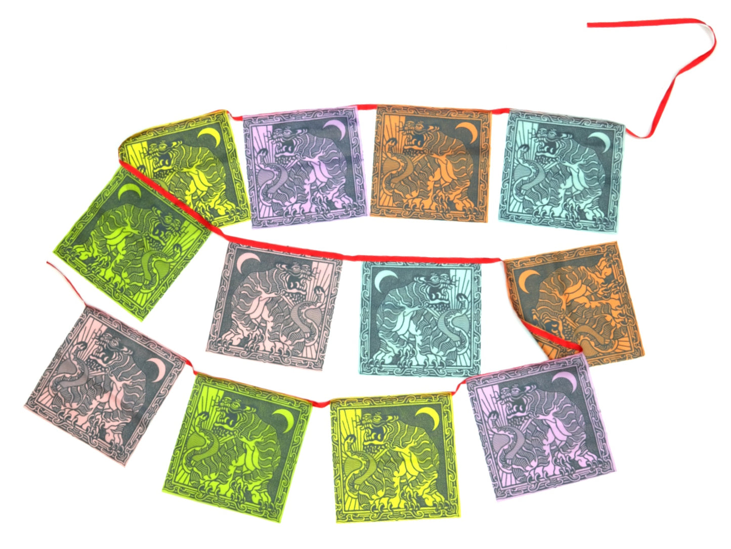 Tiger Prayer Flags