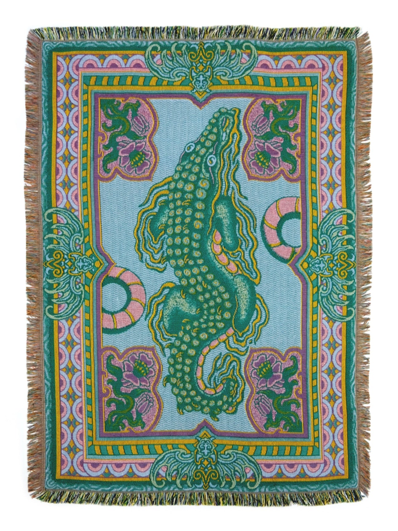 Crocodile in Pool Tapestry