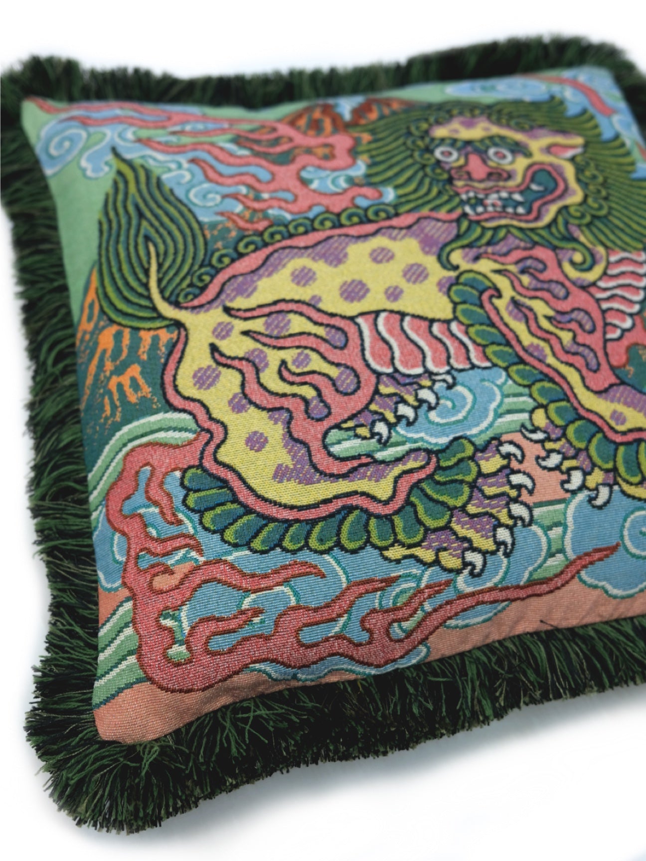 Karashishi Cushion Cover