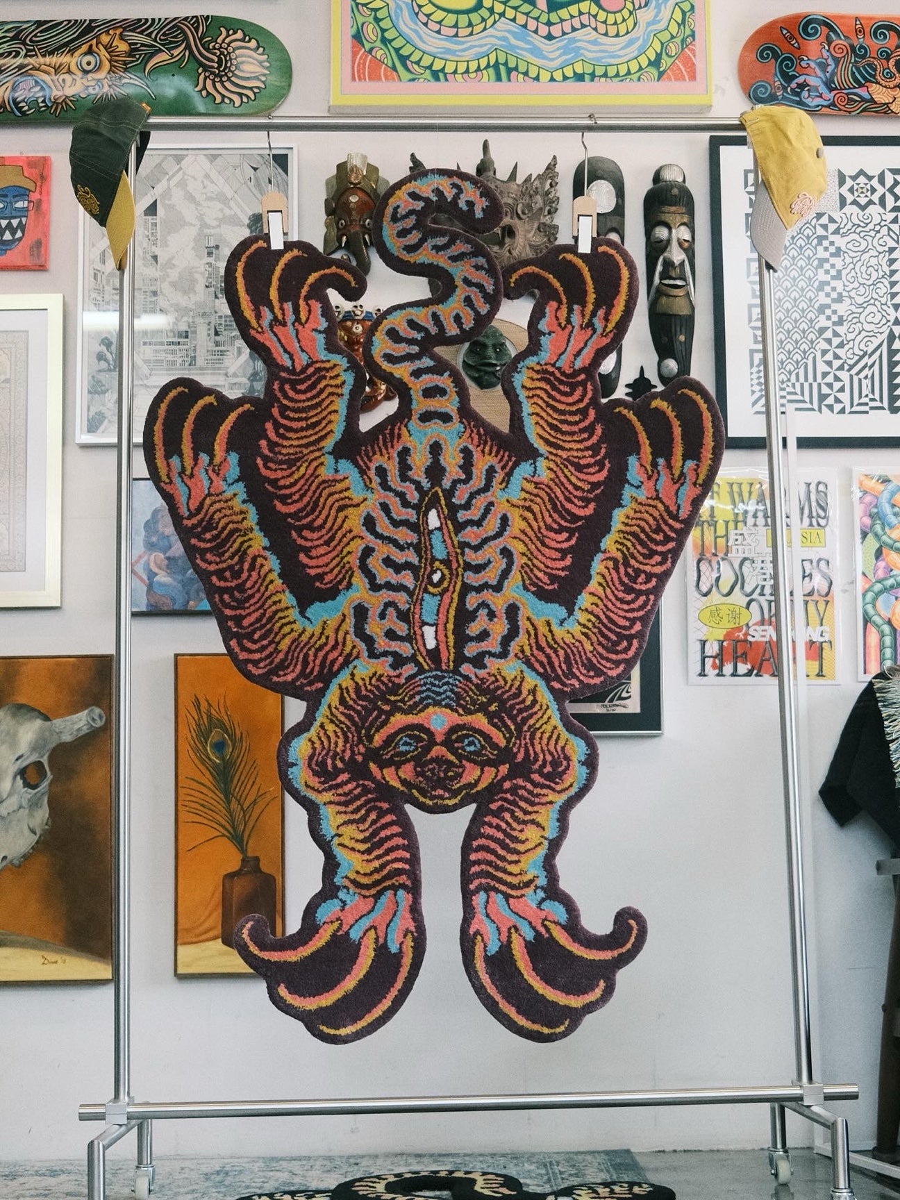 Tibetan 6-armed sloth Rug